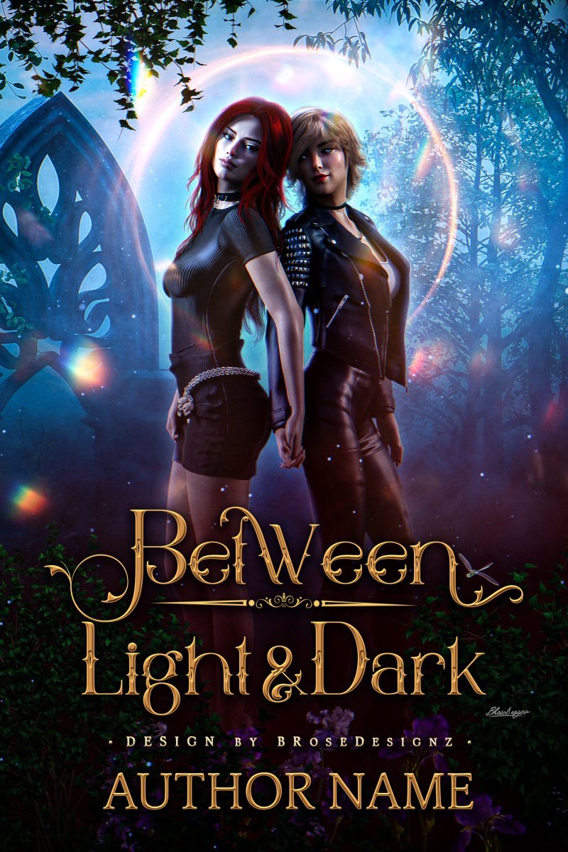 Between light and dark-FF Romance Premade book cover