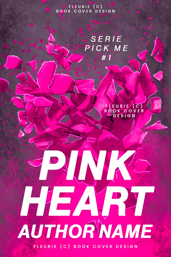 Premade cover – Pink Heart