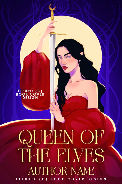 Premade cover – Queen of the Elves
