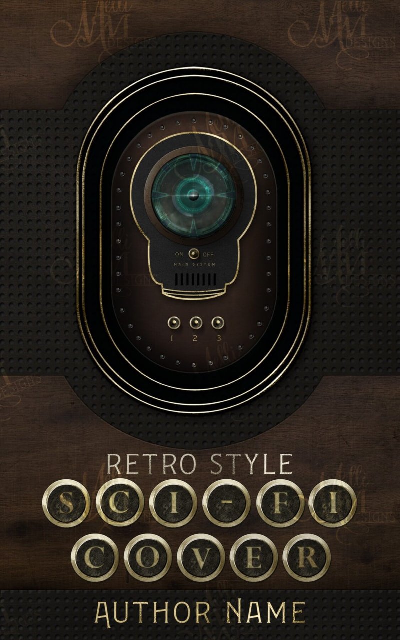 Retro Sci-Fi ecover