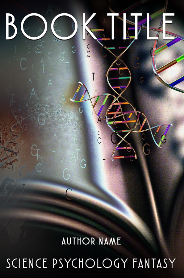 DNA book – SCI FI | Fantasy | Future – unique cover