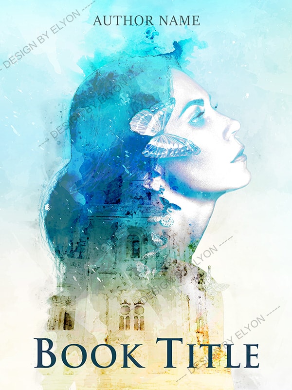 Butterfly woman watercolor