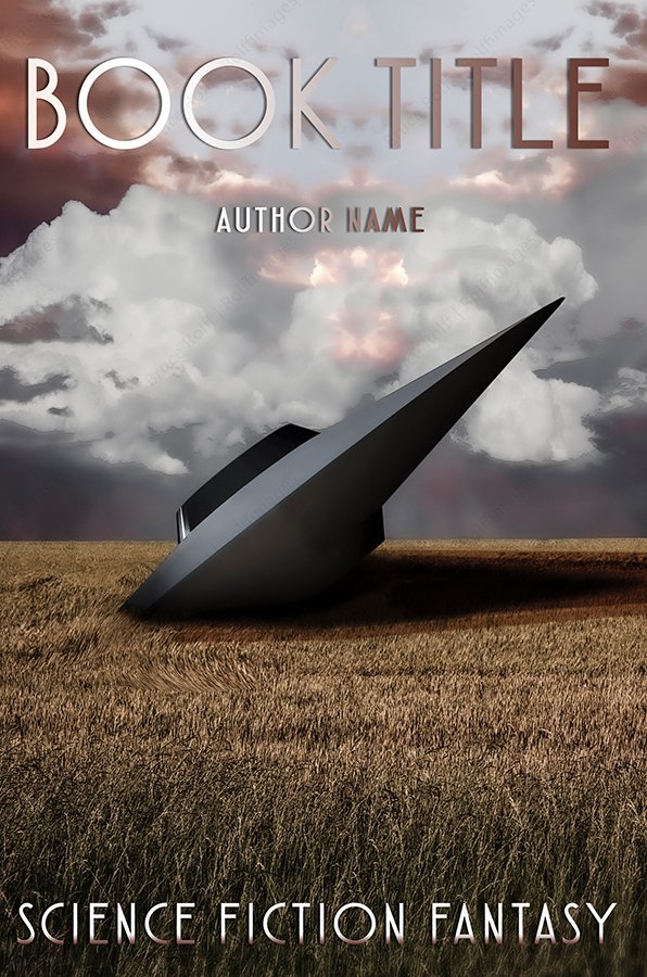 Crushed UFO – Fantasy | Sci – Fi | Fiction | UFO – Book cover