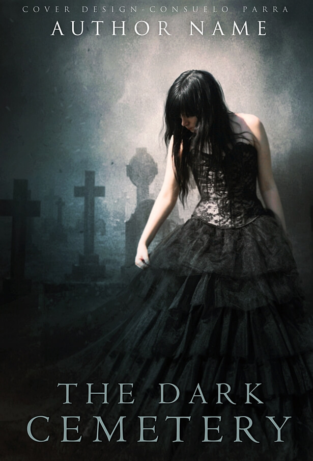 The dark cemetery