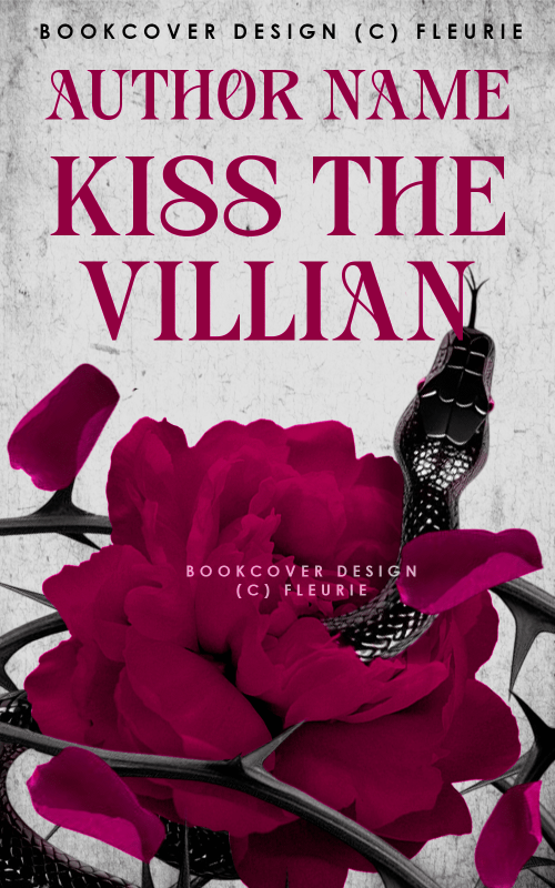 Premade cover – Kiss The Villian