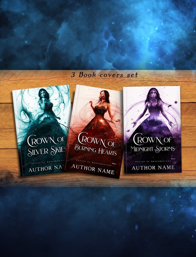 Crown – 3 book covers set