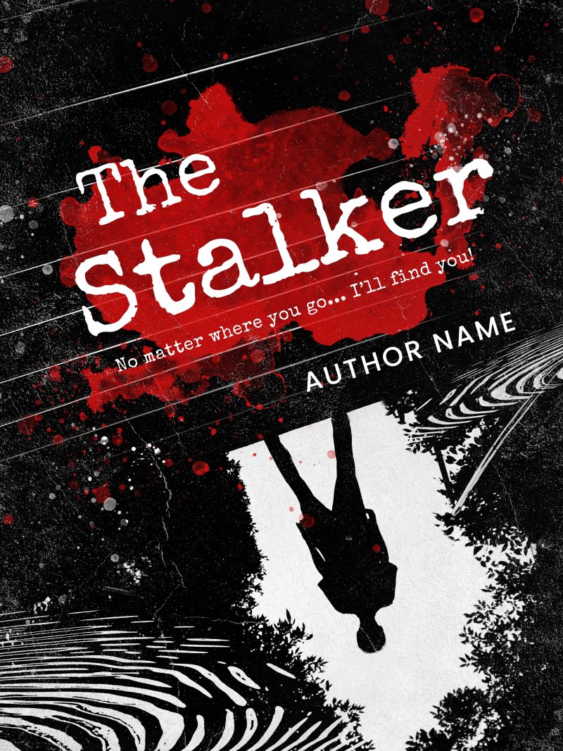 Premade Psychological Thriller Book Cover Design – Dark Suspense | Crime Fiction | Serial Killer & Noir Mystery